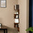 5-Tier Floating Corner Shelf - 50L - Particleboard - Zigzag Design