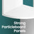 5-Tier Floating Corner Shelf - 20L - Particle Board - Zigzag Design