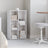 Kids Bookcase - Wood - Oak - 5-Cube Design with Floor Standing Storage