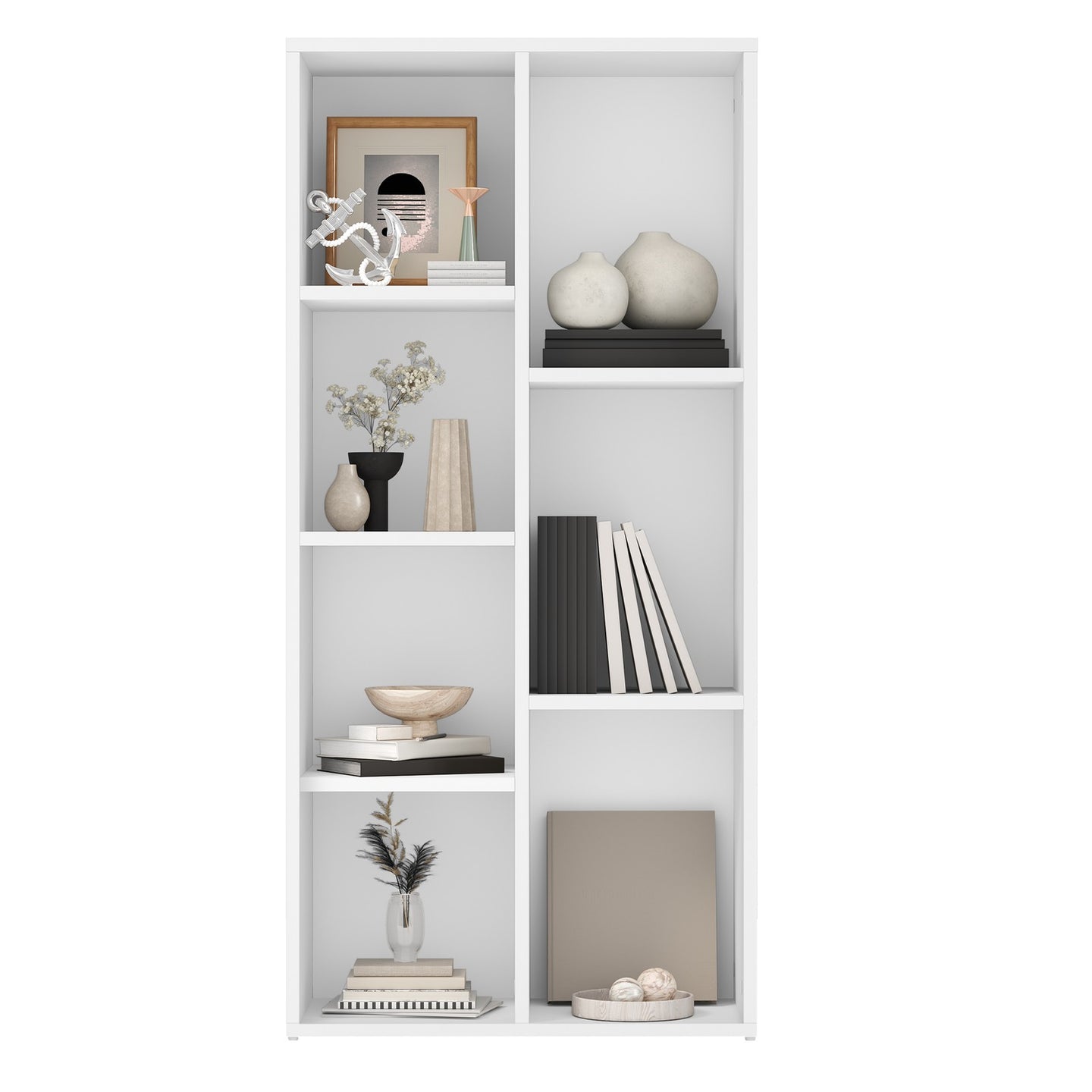 Children’s Bookcase - Melamine-Covered Wood - White