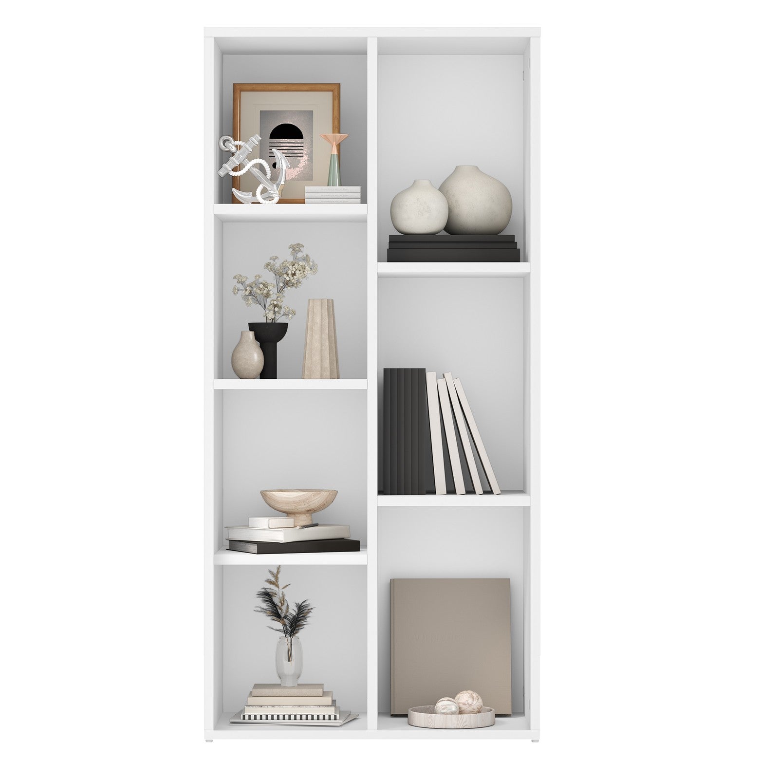 Children’s Bookcase - Melamine-Covered Wood - White