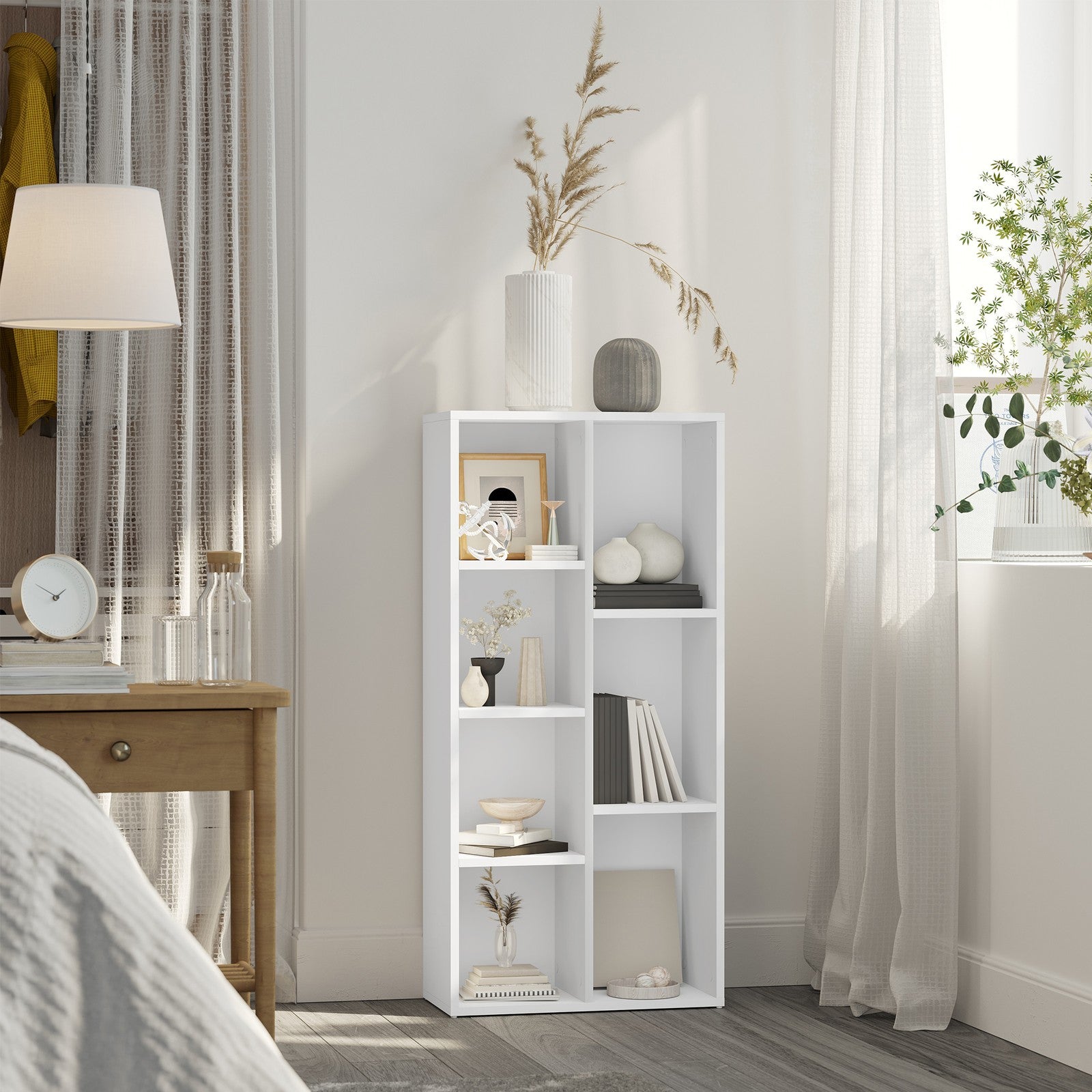 Children’s Bookcase - Melamine-Covered Wood - White