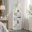 Children’s Bookcase - Melamine-Covered Wood - White