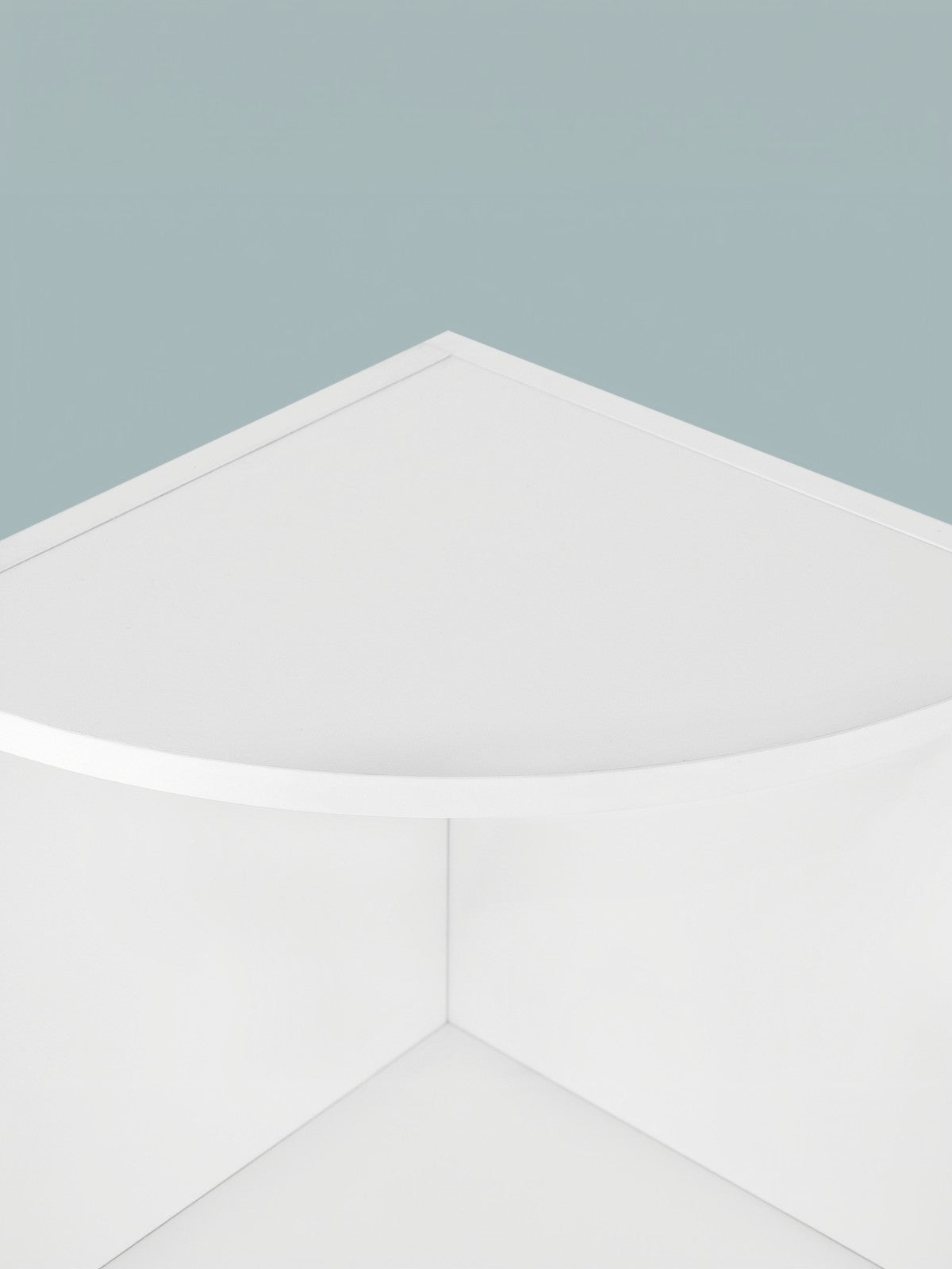 Corner Shelf - 4-Tier - Particleboard with Melamine Veneer - Freestanding