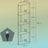 Corner Bookcase - Steel Frame - Rustic Brown - 5-Tier with Adjustable LED Lights