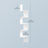 5-Tier Wall Shelf - 49.6"H - Particleboard - Wall Mounted