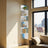 5-Tier Wall Shelf - 49.6"H - Particleboard - Wall Mounted