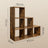 6-Cube Wooden Display Rack - chipboard with melamine veneer; - White;