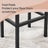 Set of 2 Bar Stools - Wood - Rustic Brown - Footrest Included