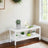 2-Tier Bamboo Shoe Rack - Natural - Multi-Functional Storage Shelf for Shoes