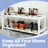 2-Tier Bamboo Shoe Rack - Natural - Multi-Functional Storage Shelf for Shoes