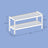 2-Tier Bamboo Shoe Rack - Natural - Multi-Functional Storage Shelf for Shoes