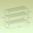 3-Tier Shoe Rack - Bamboo - White - Ideal for Entryway and Bathroom