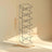 7-Tier Shoe Rack - Metal - Black - Slim Corner Design with Hooks