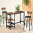Dining Table - 110L - Particleboard - Wine Glass Holder