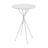 Round Bistro Table - 60L - Metal Frame - X-Shaped Legs