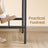 Bar Table - Steel - Black - 60 x 60 x 92 cm