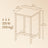 Bar Table - Steel - Black - 60 x 60 x 92 cm