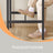 Bar Table - Steel - Black - 60 x 60 x 92 cm