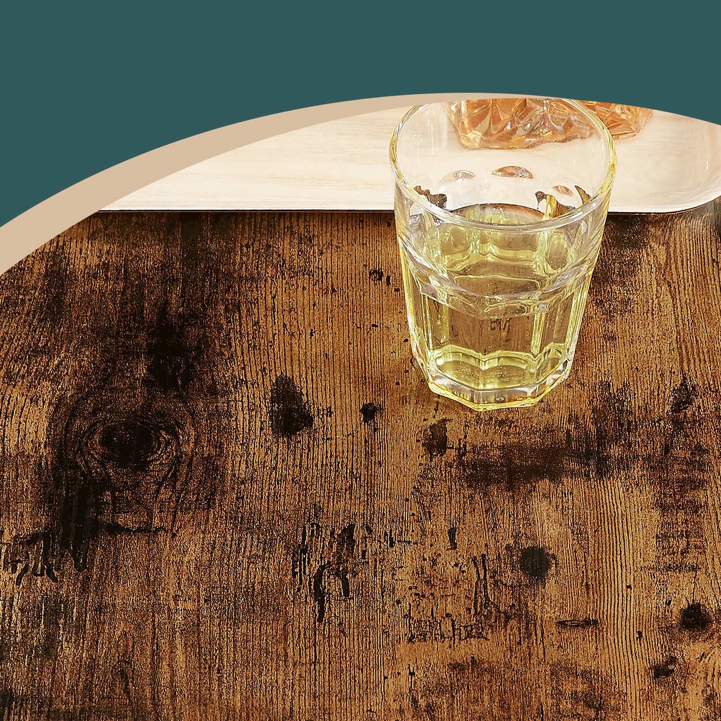 Narrow Bar Table - 120L - Particleboard - Sturdy Metal Frame