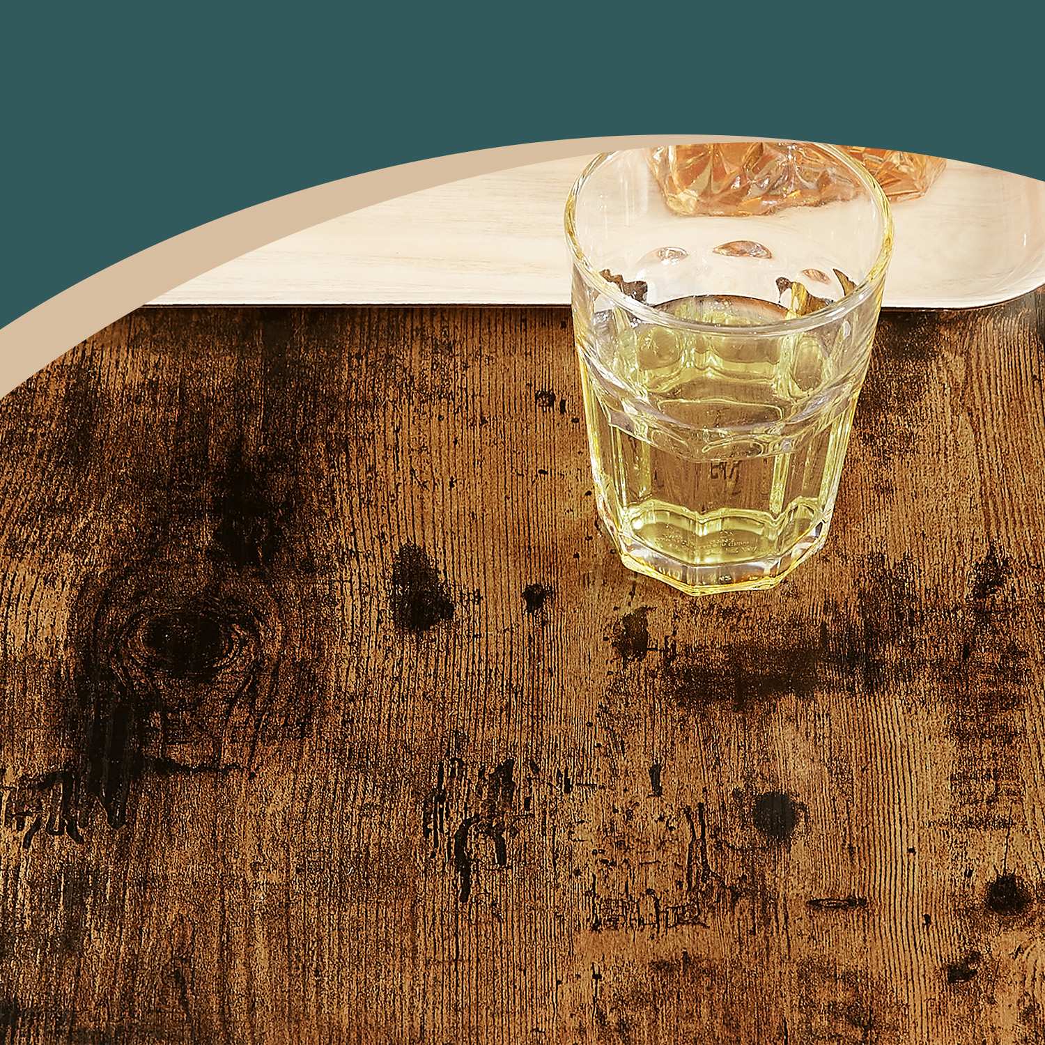 Narrow Bar Table - 120L - Particleboard - Sturdy Metal Frame
