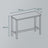 Narrow Bar Table - 120L - Particleboard - Sturdy Metal Frame