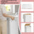 Laundry Hamper - Bamboo - White - Foldable with Lid and 3 Handles