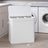 Laundry Hamper - Bamboo - Grey - Removable and Machine Washable with Lid