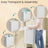 Laundry Hamper - Bamboo - Grey - Removable and Machine Washable with Lid