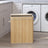 Laundry Hamper - Bamboo - Grey - Removable and Machine Washable with Lid
