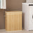 Laundry Hamper - Bamboo - Grey - Removable and Machine Washable with Lid