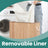 Laundry Basket - Fabric - Distressed Grey - 100L with Removable Liner and Lid