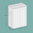 Laundry Basket - Fabric - Distressed Grey - 100L with Removable Liner and Lid