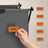 Laundry Sorter - Fabric - Ink Black - 4 Sections with Labels and Collapsible Frame