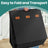 Laundry Sorter - 4 Sections with Labels - Fabric - Ink Black
