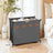 Foldable Laundry Basket - Fabric - Grey - 155 L Capacity with Customizable Labels