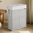 Foldable Laundry Hamper - Synthetic Rattan - Cloud White - Removable Liner and Lid