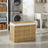 Pedal Trash Can - Steel Bin and Plastic Inner Bucket - White