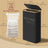 Laundry Basket - Fabric - Ink Black - Space-Saving with Lid and Removable Mesh Liner