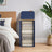 Laundry Hamper - Fabric - Ink Black - Large Capacity with Lid and Removable Mesh Liner