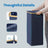 Laundry Hamper - Fabric - Ink Black - Large Capacity with Lid and Removable Mesh Liner