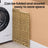 Laundry Basket - Synthetic Rattan - Natural - Foldable with Lid and Removable Liner
