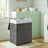 Laundry Basket - Synthetic Rattan - Natural - Foldable with Lid and Removable Liner