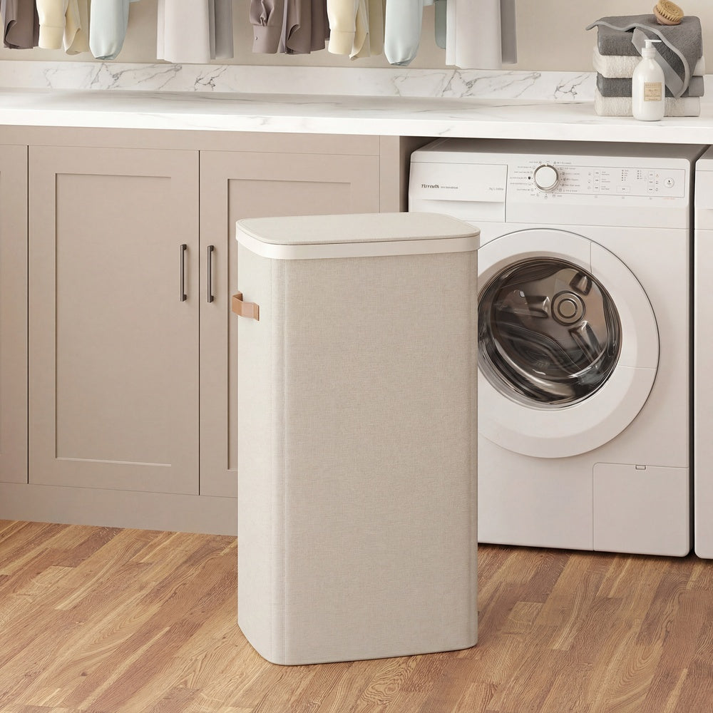 Laundry Hamper - 100L - Polyester Fabric - Removable Liner