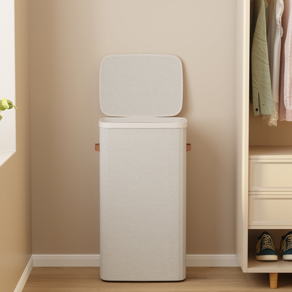 Laundry Hamper - 100L - Polyester Fabric - Removable Liner
