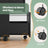 2-Drawer Filing Cabinet - 42L - Particleboard - Mobile Printer Stand