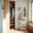 Free-Standing Coat Rack - Steel - Greige and Black
