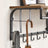 Wall-Mounted Coat Rack - Wood - Oak - 5 Removable Hooks with Floating Shelf