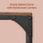 Wall-Mounted Coat Rack - Wood - Oak and White - 10 Removable Hooks with Shelf