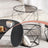 Round Coffee Table Set of 2 - Steel Frame - Removable Tabletop